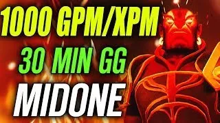 Secret MidOne • Ember Spirit • 1000 GPM/XPM — Pro MMR Gameplay Dota 2