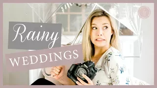 How to Photograph a Wedding in The Rain