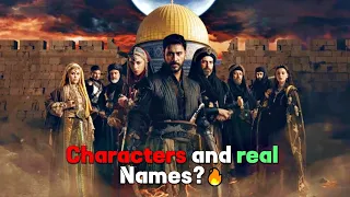 Selahaddin Eyyubi cast🥵🔥 - Character and real names - Kudus fatihi Selahaddin Eyyubi #casting