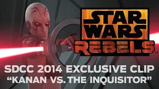 Kanan vs. The Inquisitor - SDCC 2014 Exclusive Clip | Star Wars Rebels