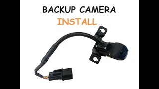 BACKUP CAMERA INSTALLATION--Hyundai Santa Fe Sport (Step by Step)