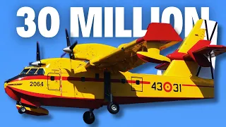 The Incredible Canadair CL-415 Water Bomber Firefighter Airplane