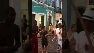 Graduada Dryelle (Aruanda Capoeira) no Pelourinho