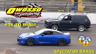 2023 OWOSSO SPEEDWAY SPECTATOR DRAGS $5K TO WIN!!!