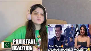 SALMAN KHAN'S BEST MOMENTS THAT WILL SURELY MAKE YOUR DAY😂 SALMAN KHAN LAUGHING MOMENTS♥️ Reaction