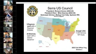 2022 Serra Webinar - Session #2:  Club Operations, Leadership