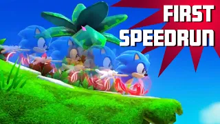 Sonic Superstars insane first speedrun!