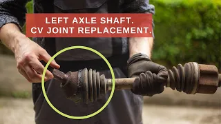 How to change CV Joint / Axle shaft. Volvo V50 / Volvo S40. DIY