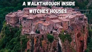 Inside the witch house - walkthrough a mysterious witch village in Calcata Italy #village