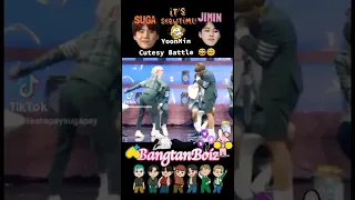 Cutesy battle😅😻🐶#yoonmin #suga #jimin #yoongi #sugabts #jiminie #jiminbts #btsarmy #btsshorts