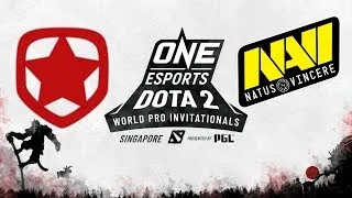 [RU] Gambit vs Natus Vincere BO2 - ONE Esports Dota 2 World Pro Invitational Singapore @4liver_r