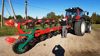 Ploughing Valtra T190CR + Kverneland ED 85