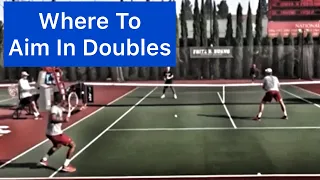 Where to Aim in Doubles (Tennis Strategy)