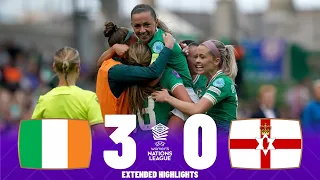 Ireland vs Northern Ireland | Highlights | UEFA Women's Nations League 23-09-2023