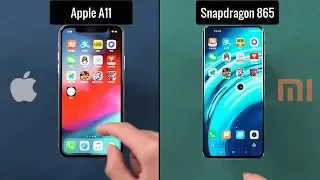 Apple A11 VS Snapdragon 865 - SPEED COMPARISON