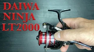 DAIWA NINJA LT2000 REEL REVIEW UNBOXING