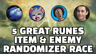 Elden Ring 5 Great Runes RANDOMIZER Race vs. star0chris, captain_domo, & blueberrybrioche