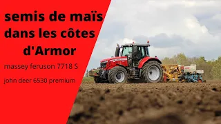 Semi de maïs 2021 dans les côtes d'Armor