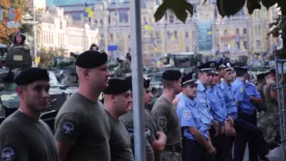 Марш техники. Репетиция парада в Киеве