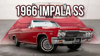 Frame Off Restored 1966 Chevy Impala SS Conv 396/325hp V8 Auto  -  SOLD  -  #137479