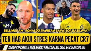 BELLINGHAM: RONALDO PANUTAN SAYA👏UCL BAWA CR7 LAGI😲YAH TEN HAG MAKIN STRES KENA PROTES LEGENDA MU