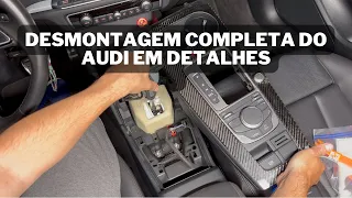 Audi A3 8V 2016 center console disassembly tutorial - Auto hold