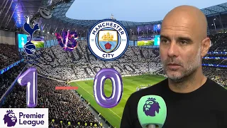 Pep Guardiola post-match interview after Tottenham 1-0 Manchester City