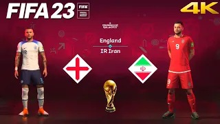 FIFA 23 - England vs. Iran - FIFA World Cup Qatar Final | PS5 Gameplay [4K 60FPS] Next Gen