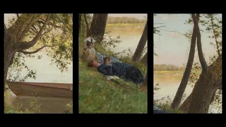 TEFAF ONLINE 2020 - Giuseppe De Nittis, "On the Seine" c. 1873-1874