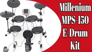 Millenium MPS-150 Electronic Drum kit - Quick review and Sound test