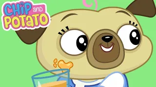 Chips Increíble mañana | Chip and Potato | Dibujos animados para niños | WildBrain Niños