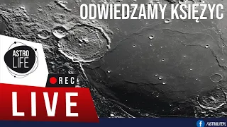 Odwiedzamy Księżyc! Obserwacja na żywo przez teleskop - AstroLife na LIVE 110