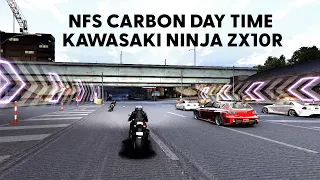 NFS CARBON Daytime Mod with Kawasaki Ninja ZX-10R [4K]