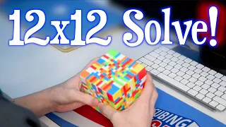 12x12 Rubik's Cube Solve!