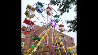 Big Round Wheel Life on the road episode 2 setting up the 50ft. Gondola Ferris Wheel