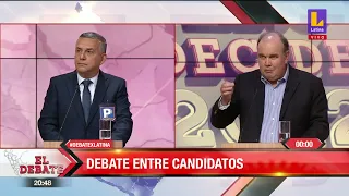 🔴 Rafael López Aliaga y Daniel Urresti tuvieron fuerte intercambio de palabras durante el debate