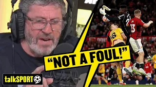 This caller supports referee's decision to DENY Wolves penalty against Man United 🔥 | talkSPORT