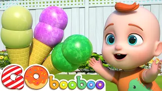 Ice Cream Song | Fun Sing Along + More Nursery Rhymes & Kids Songs - GoBooBoo