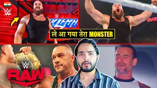 'Aa Gya MONSTER😈🔥' Braun Strowman RETURNS, CM Punk Tricked Drew McIntyre - WWE RAW Highlights 2024