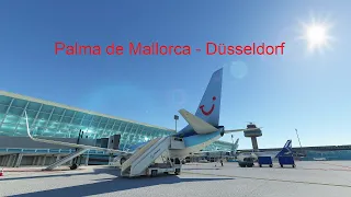 CHILL SIM: MSFS 2020 / TUI 737 / Palma - Dusseldorf / 2K