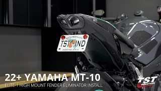 How to Install High Mount Fender Eliminator on the 2022+ Yamaha MT-10 by TST Industries