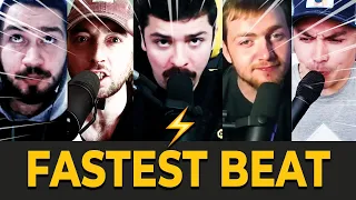 100 Beatboxers SHOW Their FASTEST BEAT