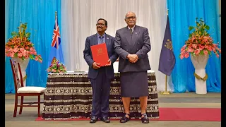 Fijian President issues the Writ of Elections to the Chairperson of the Electoral Commission