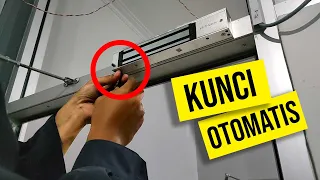 Cara Memasang Em Lock (kunci elektromagnetik) Untuk Pintu Otomatis