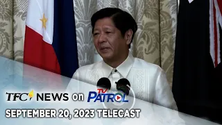 TFC News on TV Patrol | September 20, 2023