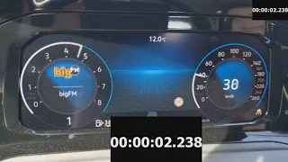 VW Golf 8 2.0 tdi vs 1.4 tsi 0-100 acceleration test