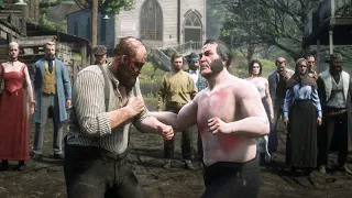 Tommy vs Welsh Fighter Fight Mod | NPC Fights | Red Dead Redemption 2