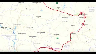 The war in Ukraine 13 03 22 at 1200 The Russian army goes to the rear of Kramatorsk and Slavyansk