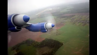 THE SIGHT & THE SOUND 3/3 : Flight onboard Ruby Star AN-12 EW-275TI from Minsk (MSQ) to Minsk (MSQ)