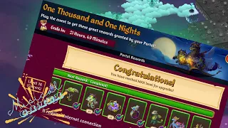 Merge Dragons One Thousand & One Nights Event! Merge 5 of anything & Brambles tasks, healing land